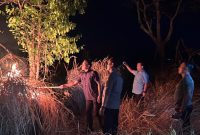 Polres Ngawi buat sekat bakar antisipasi Karhutla Lawu Utara