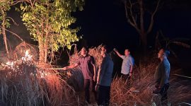 Polres Ngawi buat sekat bakar antisipasi Karhutla Lawu Utara