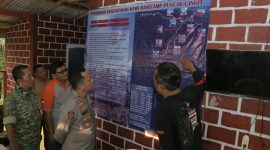 Kapolres Blitar AKBP Ardhy Zul Hasbih Nasution tinjau Posko Darurat
