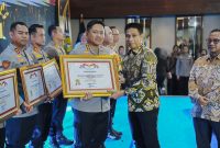 Kapolresta Malang Kota Kombespol Danang Setiyo P.S raih penghargaan Kompolnas Awards
