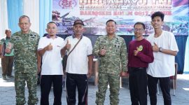 Danrem 084/Bhaskara Jaya Brigjen TNI Kohir hadir di Baksoskes HUT TNI ke-81
