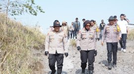 Kapolres Kediri AKBP Muhammad Wahyudin Latif tinjau lokasi