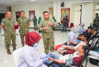 Danrem 084/Bhaskara Jaya Brigjen TNI Kohir di acara Bakti Kesehatan