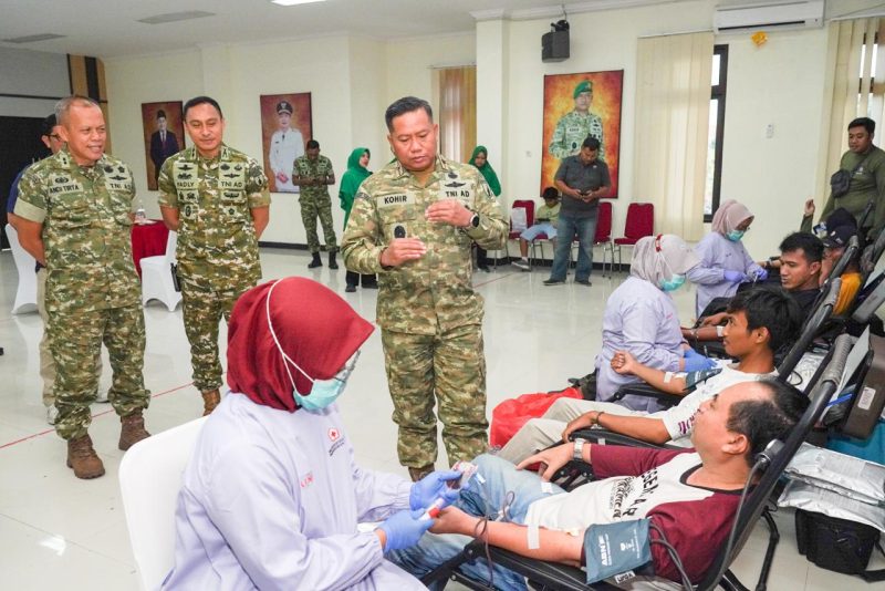 Danrem 084/Bhaskara Jaya Brigjen TNI Kohir di acara Bakti Kesehatan