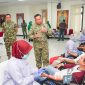 Danrem 084/Bhaskara Jaya Brigjen TNI Kohir di acara Bakti Kesehatan