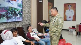 Danrem 084/Bhaskara Jaya Brigjen TNI Kohir sapa warga