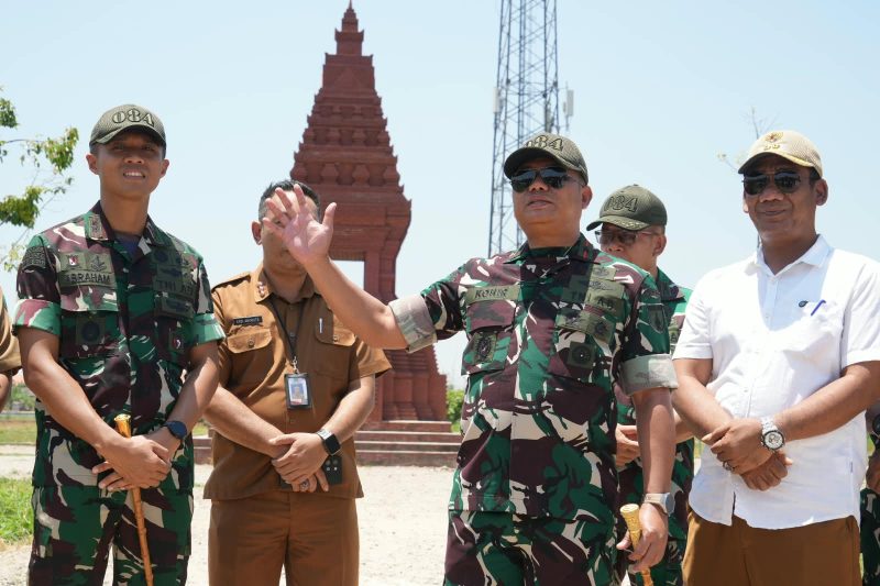 Danrem 084/Bhaskara Jaya Brigjen TNI Kohir tinjau KDKMP Penambangan