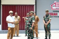 Danrem 084/Bhaskara Jaya Brigjen TNI Kohir tinjau bangunan KDKMP