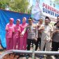 Kapolres Pasuruan AKBP Harto Agung Cahyono saat peresmian sumur bor