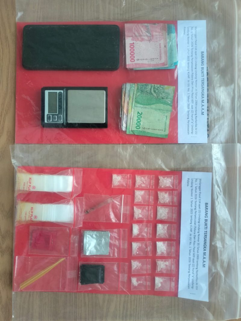 Satresnarkoba Polres Gresik sita 7,356 gram sabu