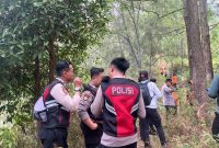 Polres Nganjuk siagakan personel pasca karhutla di Gunung Wilis