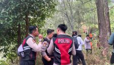 Polres Nganjuk siagakan personel pasca karhutla di Gunung Wilis