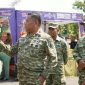 Danrem 084/Bhaskara Jaya Brigjen TNI Kohir saat hadiri bazar murah
