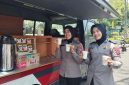 Satbinmas Polres Gresik ciptakan kamtibmas dengan Kopi Keliling