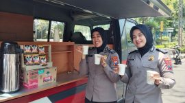 Satbinmas Polres Gresik ciptakan kamtibmas dengan Kopi Keliling